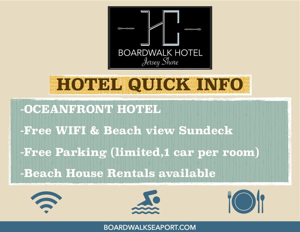Boardwalk Hotel Charlee & Apartments Beach Hotel Oceanfront Seaside Heights Luaran gambar